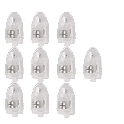 Lot de 10 mini ballons lumineux LED pour lanterne en papier (bleu) Cover