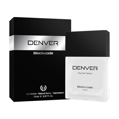 Image of DENVER Black Code Perfume For Men - 70ML|Premium & Long Lasting Perfume| Eau de Parfum