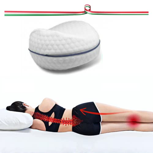 Cuscino Ortopedico Per Gambe In Memory Foam - Anti Dolore Schiena, Ergonomico, Con Cinghie Regolabili - Foto 11