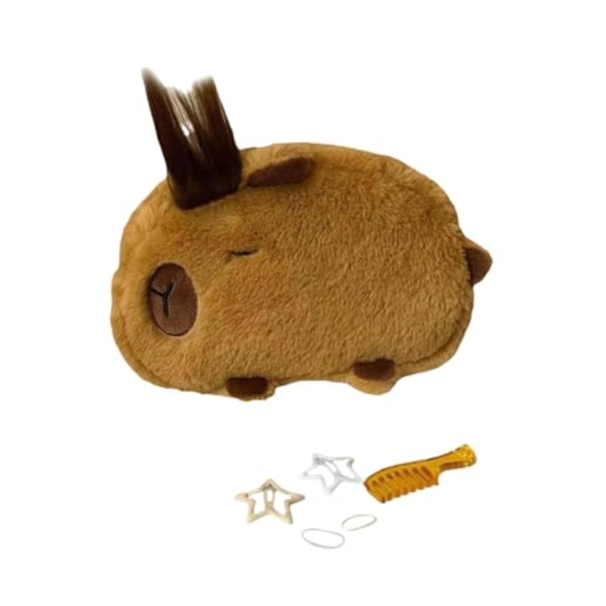 Cute Capybara Plush Pencil Case, Novelty Pouch for Girls