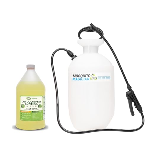 Mosquito Magician 1 Gallon Liquid Concentrate with a 2 Gallon Pump Up Sprayer -...