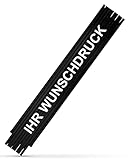 #teamludorf 25x Zollstock mit Wunsch-Text - Glieder-Maßstab mit individueller Bedruckung - Logo & Name Wunsch-Druck - Männer-Geschenk - 2 m - Schwarz