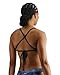 TYR Women's Standard Durafast Elite Tieback Swim Bikini Top, Blue Ice, X-Small