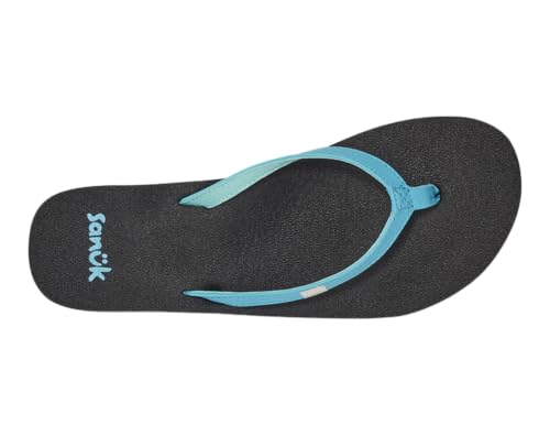 Image of Sanuk Yoga Joy Womens Flip Flops | Yoga Mat Footbed | Sandals for Women | Womens Yoga Sandals | Women's Beach Sandals