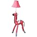 Tingting1992 lampadaire Lampe de Table créative de Chevet Animal Chambre Lampe de Table Verticale [Tissu] Rose Licorne Rose Haute 130cm télécommande Interrupteur Lampe
