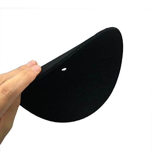 Sdroceryam 7 Inch Turntable Mat, Slipmat For Vinyl Lp Record Players High-Fidelity Audiophile Acoustic Sound Support, 3Mm, Black #TOP1