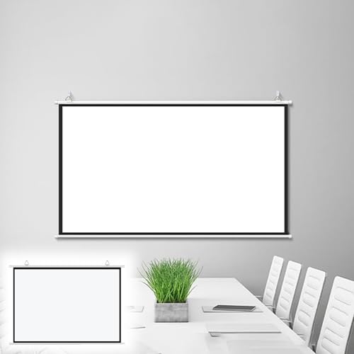 Pantalla de proyección manual 72" 4:3 blanca