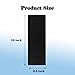 TropicAqua 10 Inch x 3.5 Inch Charcoal Cat Litter Box Replacment Filter Compatible with LR 3 Carbon Odor Filters (Pack of 8)
