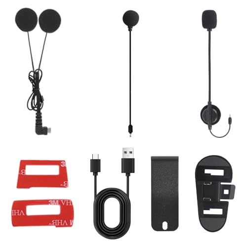 Dgakcvb BT-S5 Microphone Earphone All Accessories(Suitable for All Helmets)