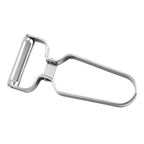 2Pcs Batata De Aço Inoxidável Y Forma Prata