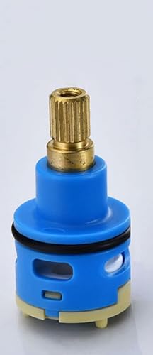 Cartucho de equilibrio de repuesto, válvula de disco de cerámica para mezcladores, control de grifo, se adapta a 22/25/26/28/33/35/40 mm, válvula de grifo de cocina (E 22 mm) - y eficiente