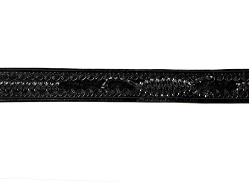 Men's Western Cowboy Belt Woven Scorpion Design Genuine Leather3