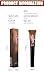 Easilydays Black Tattoo Eyebrow Gel Peel Off, Temporary Eyebrow Tint with 150°Small Curved Tray, Waterproof, Transfer-proof Fuller & Defined Brow Stain, for Women Last Up to 3 Days, #05 Black