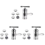 3 piezas de máquina de fideos de metal vegetal for herramientas manuales y moldes, utensilios de...