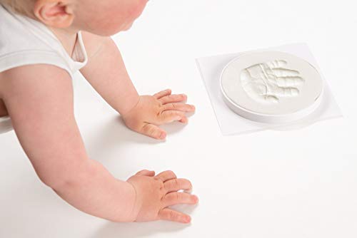 Co Little ORN_001 Baby Ornament Keepsake Kit (Circle & Heart) Clay Handprint And Footprint Casting thumb #1