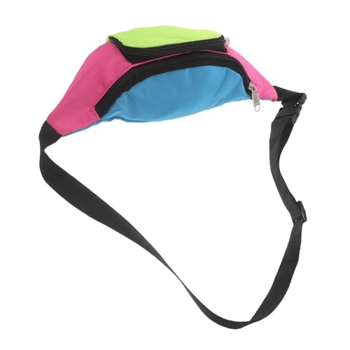 PACKOVE Riñonera Ajustable para Mujer de Tela Oxford Almacenamiento Multilayer y Doble Hebilla Adecuado para Viajar y Ciclismo Diseño Vintage y Correa Ancha