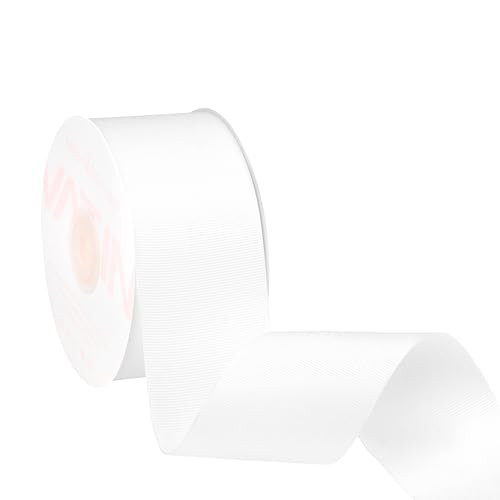 VATIN White Grosgrain Ribbon, 2