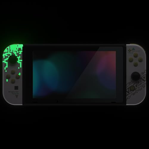 Coque Switch phosphorescente motif Totem gravé boutons inclus - 5