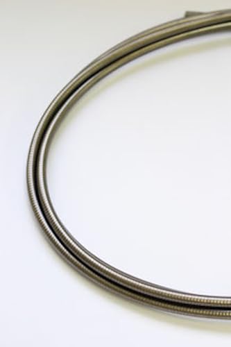 NISSEN CABLE CO.,LTD NI267 5mm Stainless Steel Brake Outter, Clear Black, 9.5 ft (25 m) Roll