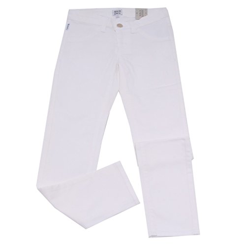 Pantalón tipo jegging Armani Junior para niña en algodón blanco casual