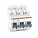 ABB S503-K15 Miniature Circuit Breaker, 600Y/277 VAC, 690 VDC, 15 A, 3 Poles