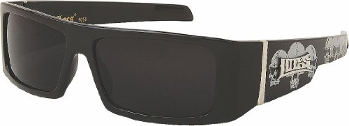 Black Hardcore LOCS Sunglasses with Free Micro Fiber Bag - Main Image