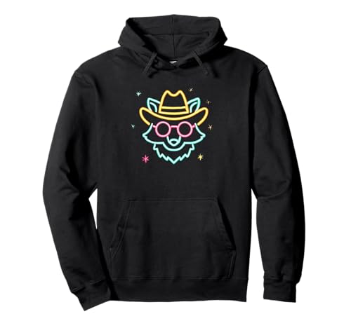 Cowboy Fox Face ���E���h�T���O���X �E�F�X�^���O���t�B�b�N �s���N �A�j�}�� �p�[�J�[