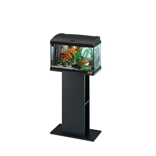 Ferplast Hydor Aquarienschrank aus Holz Stand 50/60, Wasserabweisende Oberseite, schwarz