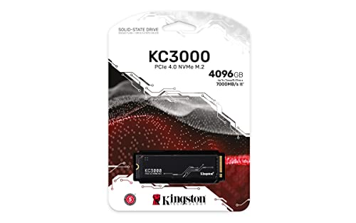 Image of Kingston 4096G KC3000 | PCIe 4.0 NVMe M.2 SSD | SKC300D /4096G
