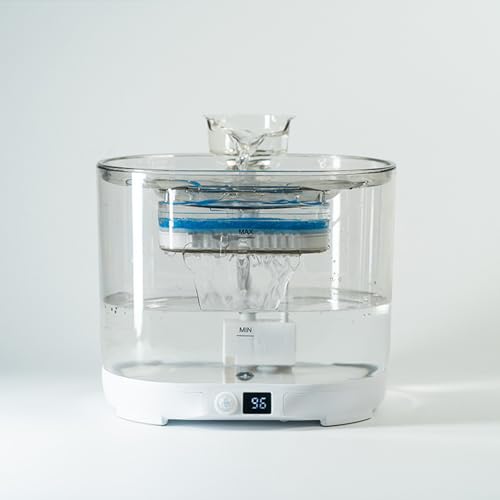 Fuente automática de agua para mascotas con sensor miniatura 6
