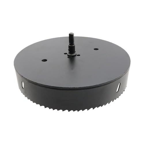 Image of 8.5-inch Hole Saw Cutting Depth Bi-Metal Hole Cutter with Drill Bit and Hex Wrench Drilling Holes in Wood Plastic Drywall Thin Metal