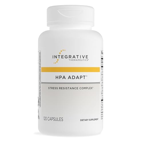 Integrative Therapeutics HPA Adapt - Adaptogenic Supplement for Stress Support* - Includes Ashwagandha Rhodiola & Other Adaptogenic Herbs* - Vegan Dairy-Free & Gluten-Free - 120 Capsules