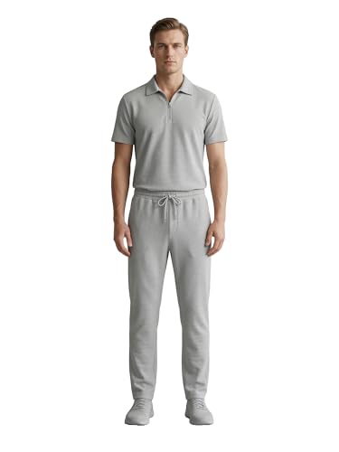 Image of Dollar Men Co-Ord Set | Polyester Trackpants + Polo T-Shirt | Regular Fit, Quick Dry & Breathable | Gym, Casual & Sportswear | Pack of 1