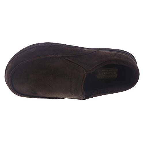 Skechers Usa Expected X Verson Mens Slipper 9 Dm Us Chocolate #TOP1