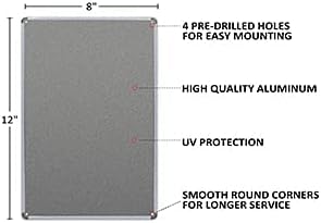 Miniatura 2 de Wanfst Póster de metal con texto en inglés Rock Music Social Distortion Fulerton, decoración de pared de 12 x 8 pulgadas