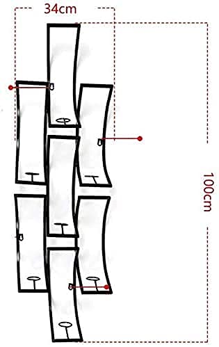 Casier à vin robuste et étagère de rangement pour mur de restaurant