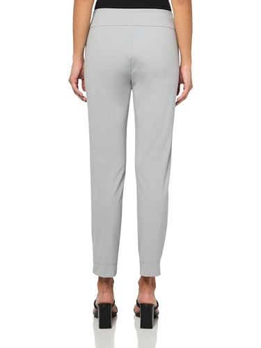 SLIM-SATION Women's Wide Band Elastic Waist Pull On Ankle Pant2