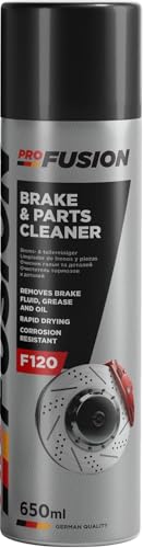 ProFusion Limpiador de Frenos y Embrague - Brake & Parts Cleaner - Ayuda a Eliminar Aceites, Grasas, Alquitrán, Resina y Pegamento - No Daña Articulaciones ni Juntas - 650 ml
