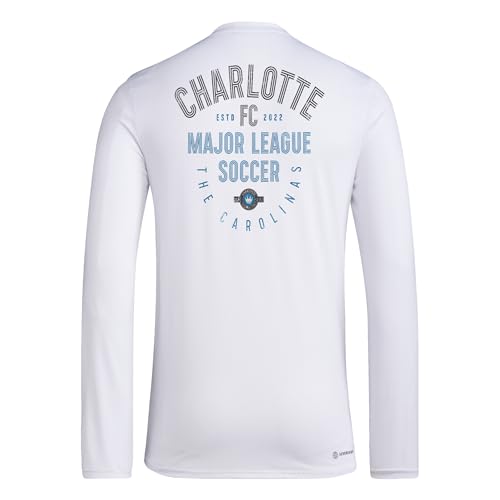 adidas Men's Charlotte Fc MLS Long Sleeve T-Shirt2