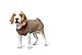 HUNTER Hundepullover MALMÖ, Farbe: beige, klassisches Zopfstrick-Muster, wärmend & bequem, elastisch für optimalen Sitz, reflektierend für mehr Sichtbarkeit, waschbar bei 30°C, Größe: 40