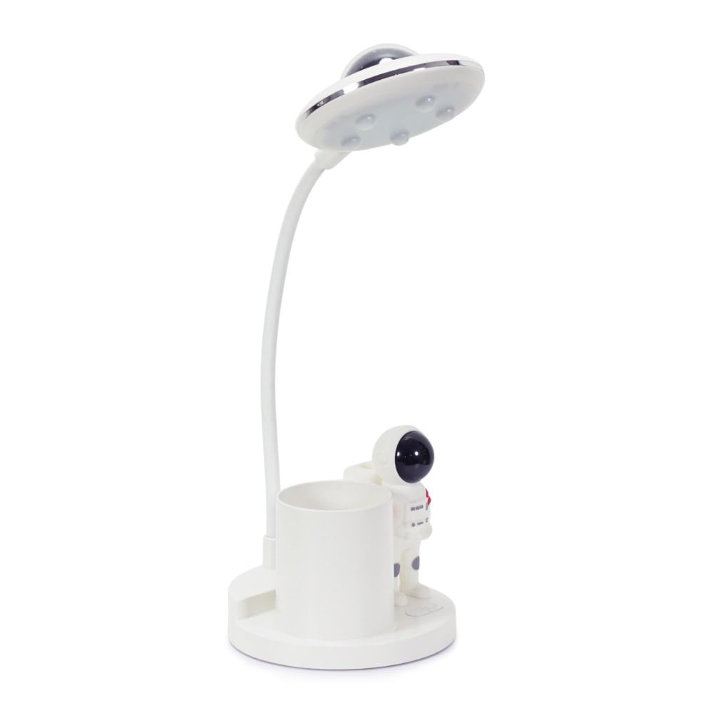 ValueLights - LED Table Lamp - White - 38cm Height