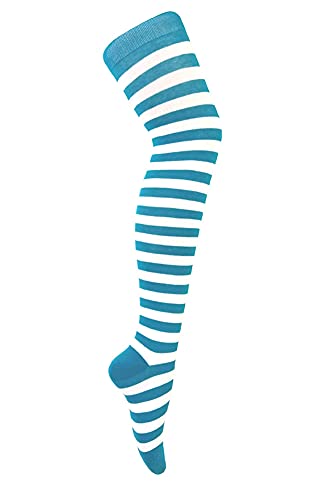 Image of Elite Quality Soft Cotton Knee High /Over knee Zebra stripes Socks