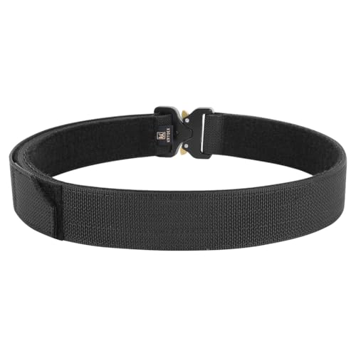 KRYDEX Tactical Riggers Belt,1.5 Inch Quick Release Heavy Duty Tactical Outer Belt Black2