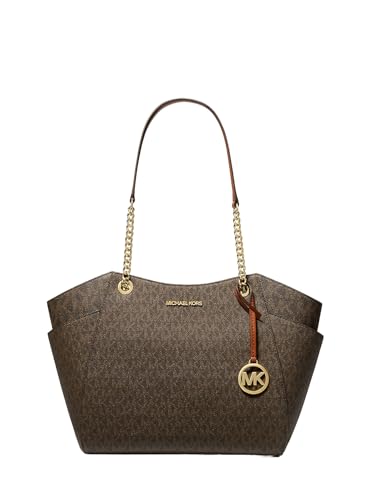 Michael Kors Jet Set Travel (marrón/firma, grande),...