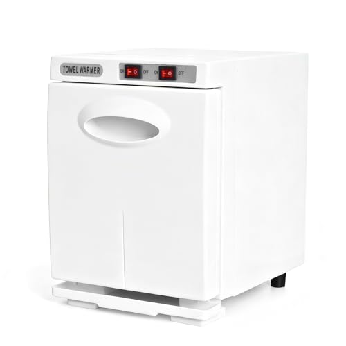Citybee Handtuchwärmer Towel Warmer - UV Handtuch Wärmegerät - Handtuch Wärmer 360 Heizung Handtücher - Handtuchtrockner Elektrisch Energiesparend - für Schönheit Salon Spa Bad Hotel (Weiß 5L)