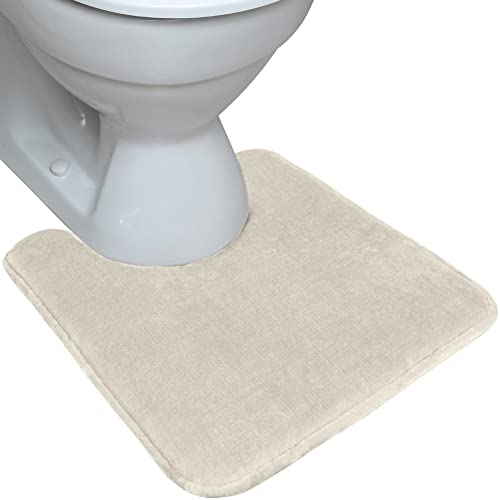 Gorilla Grip Memory Foam Contour Toilet Bath Rug - Soft and Absorbent Velvet Floor Mat