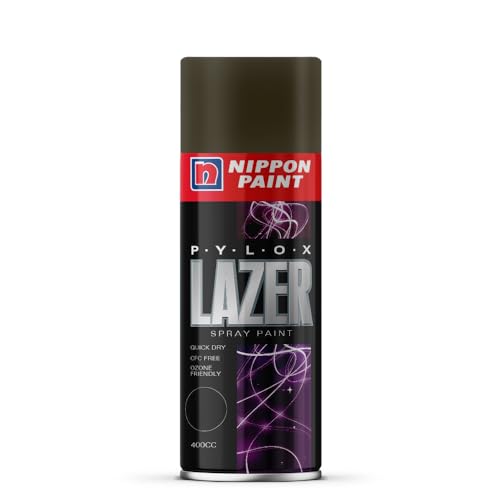 Nippon Paint Pylox 400ML Matt Black Spray Paint - Image 2