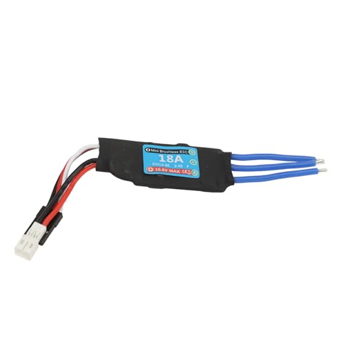 Jauarta 18A Mini Brushless ESC Electric Speed Controller with White Female Connector for WLtoys K989 for Kyosho Mini Z 1/24 1/28 RC Car
