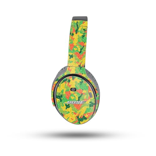 Image of MightySkins Glossy Glitter Skin Compatible with Bose QuietComfort 35 II Headphones - Spring Camouflage | Protective, Durable High-Gloss Glitter Finish | Easy to Apply