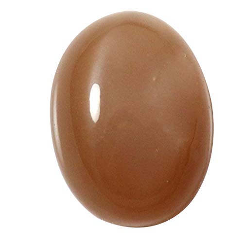Pierre de lune ovale cabochon naturel de 16,1 ct pour joaillerie unique